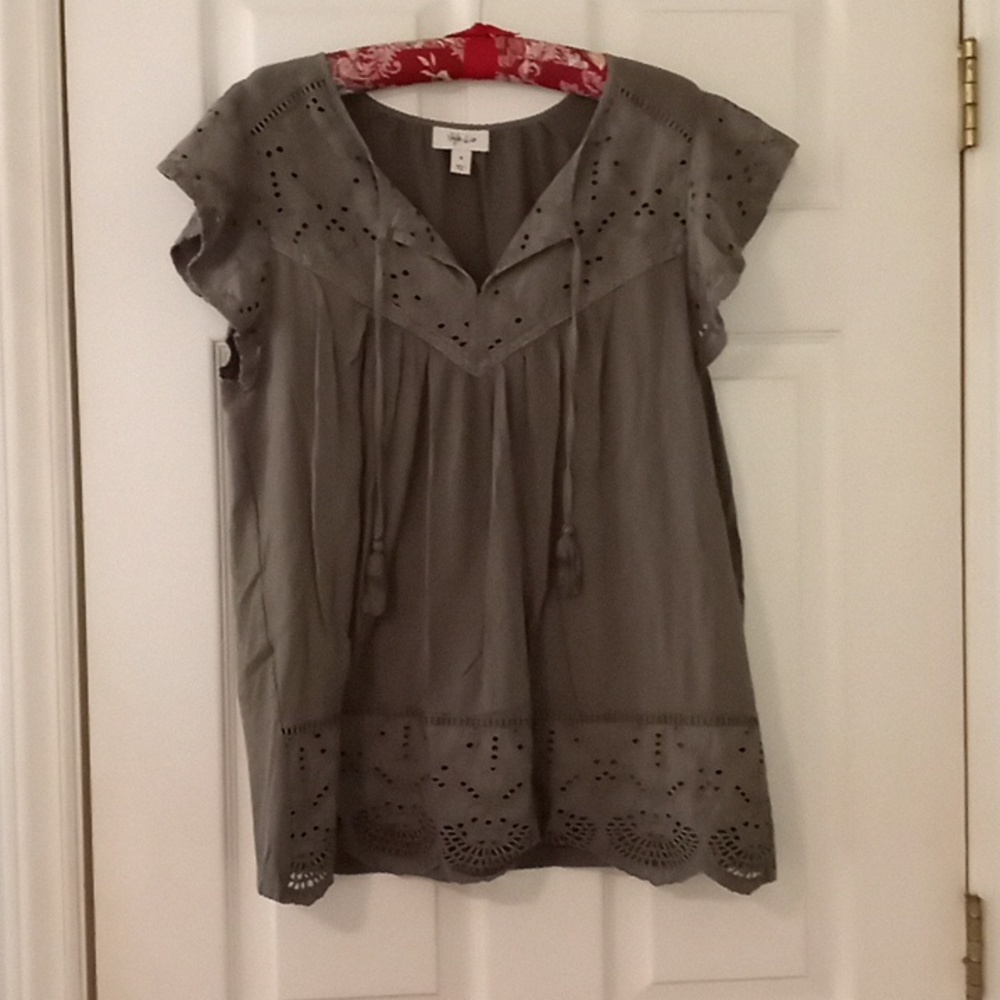 Style & Co cap sleeve top